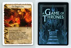 The Dragon's Fire #F 70 A Game Of Thrones The Wildling Horde 2009 LCG Card - Image 1