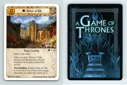 Street Of Silk #F 40 - A Game Of Thrones Lions Of The Rock 2011 LCG Card - Image 1