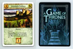 Stormlands Fiefdoms #F 28 - A Game Of Thrones Kings Of The Storm 2010 LCG Card - Image 1