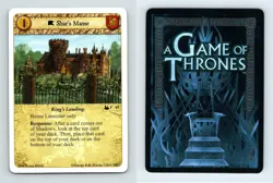 Shae's Mane #F 45 A Game Of Thrones The Tower Of The Hand 2011 LCG Card - Image 1