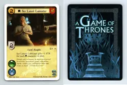 Ser Lancel Lannister #F 41 A Game Of Thrones The Pirates Of Lys 2013 LCG Card - Image 1