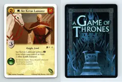 Ser Kevan Lannister #F 12 - A Game Of Thrones Lions Of The Rock 2011 LCG Card - Image 1