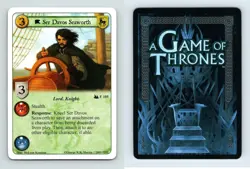 Ser Davos Seaworth #F 105 A Game Of Thrones The Battle Of Blackwater LCG Card - Image 1