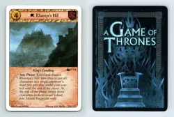 Rhaeny's Hill #F 112 A Game Of Thrones The Battle Of Blackwater 2011 LCG Card - Image 1