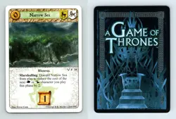 Narrow Sea #F 29 - A Game Of Thrones Kings Of The Storm 2010 LCG Card - Image 1