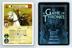 Myrcella Lannister #F 13 - A Game Of Thrones Lions Of The Rock 2011 LCG Card - Image 1
