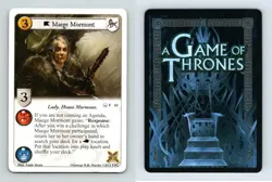 Maege Mormont #F 61 A Game Of Thrones A Harsh Mistress 2012 LCG Card - Image 1