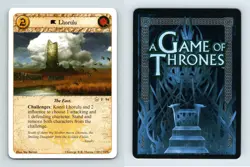 Lhorulu #F 94 A Game Of Thrones The House Of Black & White 2012 LCG Card - Image 1