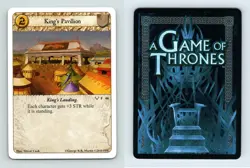 King's Pavillion #F 46 - A Game Of Thrones Kings Of The Storm 2010 LCG Card - Image 1