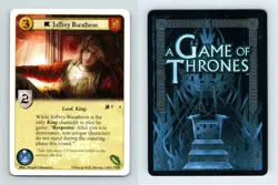 Joffrey Baratheon #F 4 - A Game Of Thrones Lions Of The Rock 2011 LCG Card - Image 1