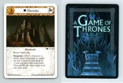 Harrenhal #F 42 A Game Of Thrones On Dangerous Grounds 2011 LCG Card - Image 1