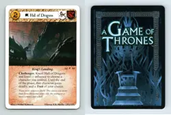 Hall Of Dragons #F 62 A Game Of Thrones A Harsh Mistress 2012 LCG Card - Image 1