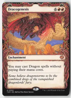 MTG - Dracogenesis (0300) (Showcase) M Tarkir: Dragonstorm 300 LP-NM - Image 1