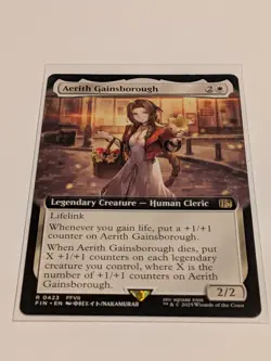 Aerith Gainsborough Extended Art Regular: Final Fantasy MTG (NM) - Image 1