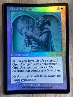 Opal Avenger Foil Urza's Legacy - Near Mint - Image 1