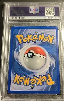 2000 POKEMON NEO GENESIS 1ST EDITION 10 MEGANIUM-HOLO NEAR MINT PSA 7 SWIRL!! - Image 3