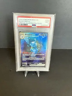 Pokemon TCG Blastoise EX Sir 200/165 Scarlet & Violet 151 PSA 9 - Image 1