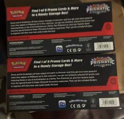 Pokemon TCG Scarlet & Violet Prismatic Evolutions Surprise Box (Lot of 2) SEALED - Image 2