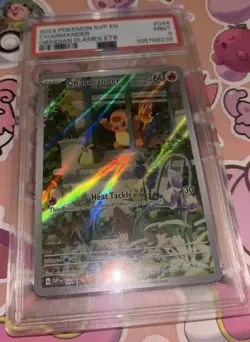 Obsidian Flames Charmander Pokemon Center ETB Promo SVP 044 PSA 9 Mint - Image 3