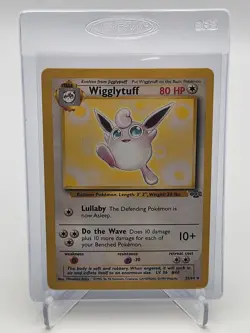 1999 Pokemon Wigglytuff Jungle Set 32/64 Unlimited Non-Holo Rare LP TCG Nintendo - Image 1