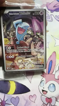 Pokemon TCG Team Rockets Wobbuffet 203 Destined Rivals ETB Promo, Sealed - Image 2