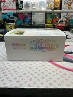 Opened Prismatic Evolutions Pokemon Center Etb No Packs/no Promo - Image 3