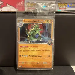 Sealed Pokemon Center Exclusive Promo Team Rocket’s Tyranitar 96/182 - Image 1