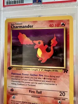 2000 Pokemon Team Rocket 1st edition Rocket Charmander #50 PSA 10 Gem Mint - Image 2