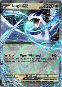 2025 Scarlet & Violet Series - Prismatic Evolutions Lugia ex Double Rare #82 - Image 1