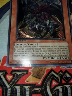 Red Dragon Archfiend/Assault Mode crms-en004 1st Edition (MP) Ultimate Yu-Gi-Oh! - Image 5