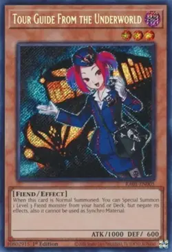 Yugioh! LP Tour Guide From the Underworld - RA01-EN005 - Secret Rare - 1st Editi - Image 1