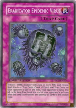 Yugioh! LP Eradicator Epidemic Virus - TDGS-ENSE1 - Super Rare - Limited Edition - Image 1