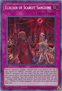 Yugioh! Eldlixir of Scarlet Sanguine - SESL-EN031 - Secret Rare - 1st Edition Ne - Image 1