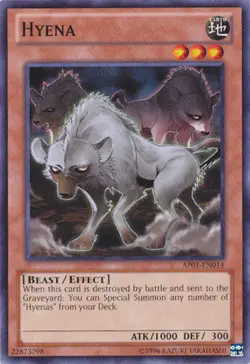 Hyena - AP01-EN014 - Common - Unlimited Edition x3 - Near Mint - Image 1