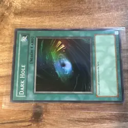 Yu-Gi-Oh! TCG Dark Hole LOB-052 Super Rare OG Unlimited-NM- Holo - Image 4