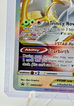 Pokemon Arceus VSTAR SWSH307 Sword & Shield Promo Card Holo - NM/NM+ - RARE-MINT - Image 3