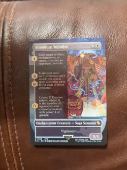 Summon: Yojimbo (Borderless) Commander: Final Fantasy Regular MTG NM Magic Card - Image 1