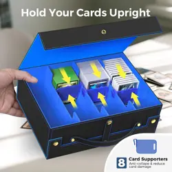 Card Deck Box for MTG with Small Case, 2200+ Commander Trading Card Storage Box - Image 4