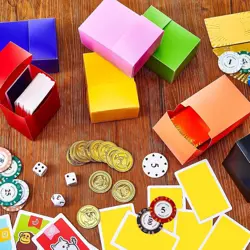 18 Packs Deck Cards Box Trading Card Storage Box Case Carrying Case for Family P - Image 3