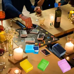 18 Packs Deck Cards Box Trading Card Storage Box Case Carrying Case for Family P - Image 4