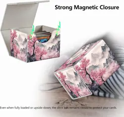 Strong Magnet Card Case Deck Box Mtg Card Box Playing Card Box Tcg up to 200 Car - Image 4