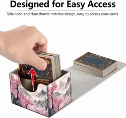 Strong Magnet Card Case Deck Box Mtg Card Box Playing Card Box Tcg up to 200 Car - Image 5
