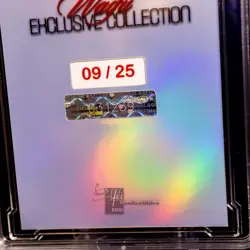 Asuna Waifu Card Serial #09/25 LIMITED RELEASE Encased Custom Holo SLAB SAO - Image 4