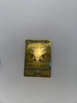 Gold Mega Lucario In Hand Ready to Ship 188/132 Ultra Rare Pokemon Card - Image 1