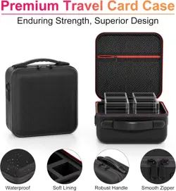 Card Deck Box with Portable Case, 4 Pack Clear Commander Deck Box with 4 Divider - Image 4