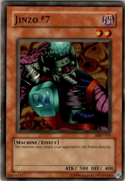 Jinzo #7 - MRD-035 - Common - Unlimited Edition YuGiOh TCG Card - Image 1