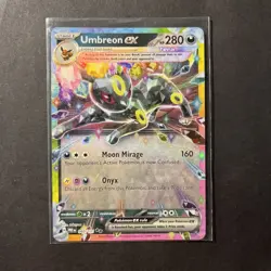 Pokemon TCG Umbreon EX 060/131 Double Rare Holo Card Prismatic Evolutions NM - Image 1