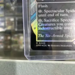 MTG Spectacular Spider-Man borderless Textured Foil Card R0240 - Image 5