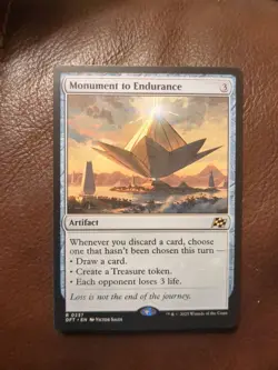 x1 Monument to Endurance DFT Aetherdrift MTG 237 RARE M/NM 1x - Image 1