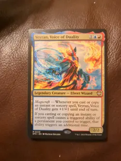 Veyran, Voice of Duality 0248 Non Foil Mythic Outlaws of Thunder Junction MTG NM - Image 1
